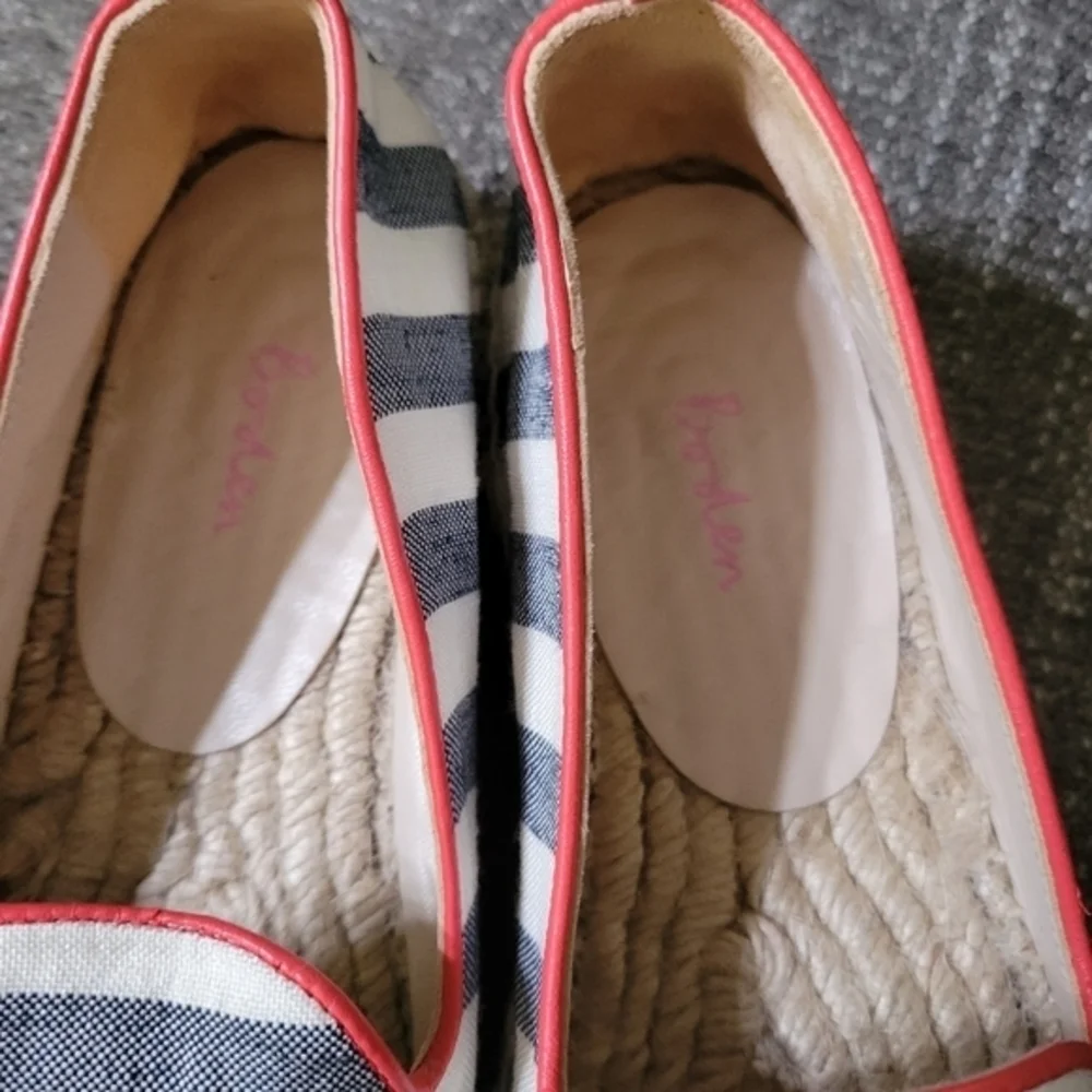 Boden espadrilles ladies size 36 striped‎